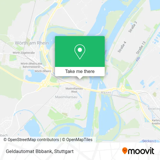 Geldautomat Bbbank map