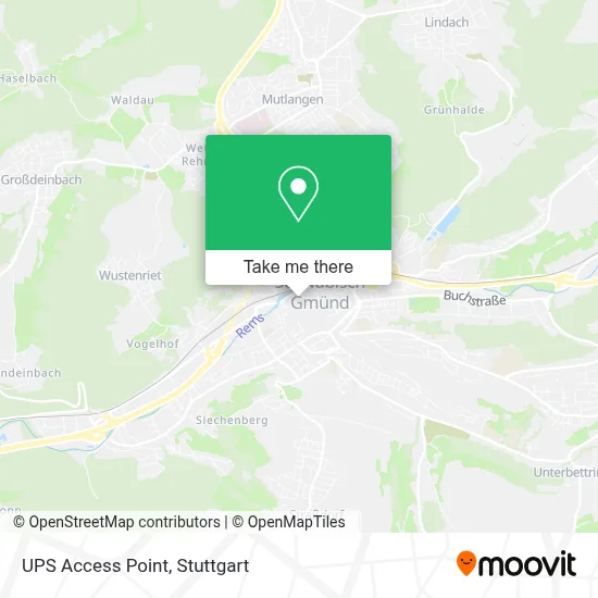 Ups Access Point map