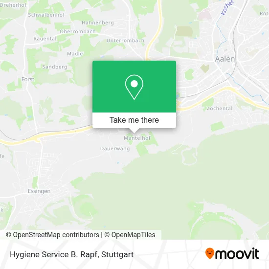 Hygiene Service B. Rapf map