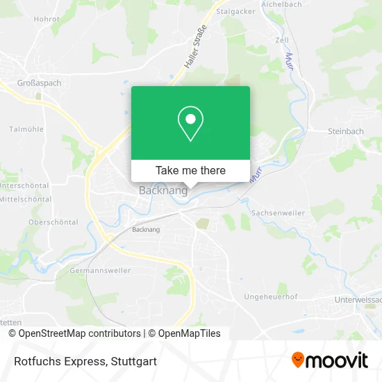 Rotfuchs Express map