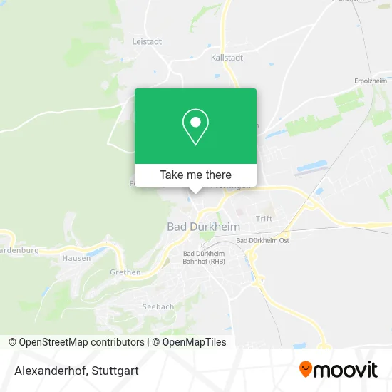 Alexanderhof map