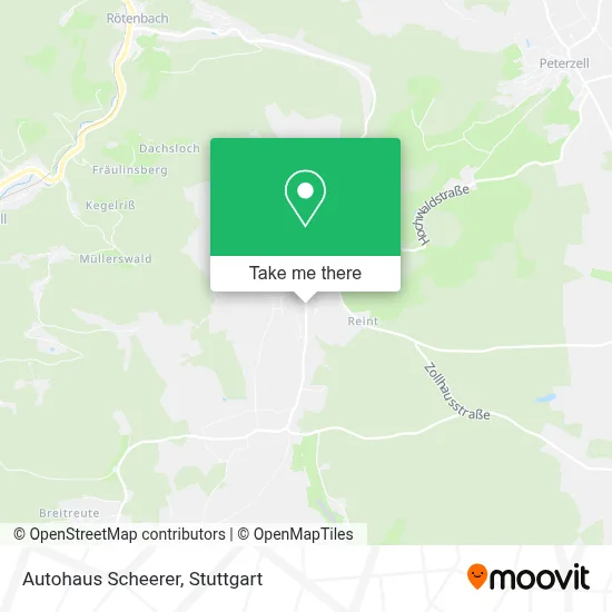 Autohaus Scheerer map