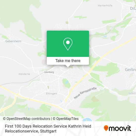 First 100 Days Relocation Service Kathrin Heid Relocationservice map
