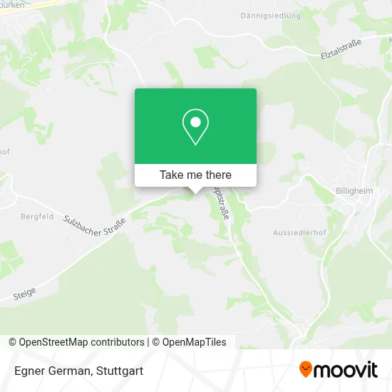 Egner German map