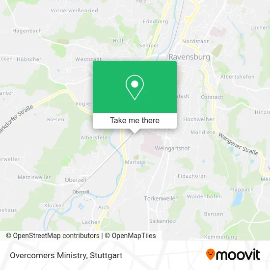 Overcomers Ministry map