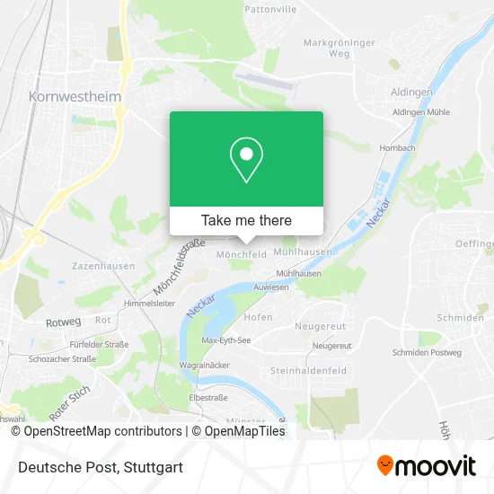 Deutsche Post map