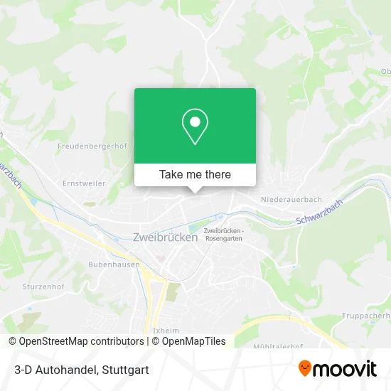3-D Autohandel map
