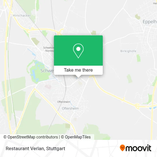 Restaurant Verlan map