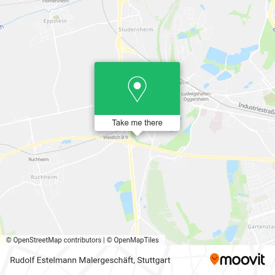 Rudolf Estelmann Malergeschäft map