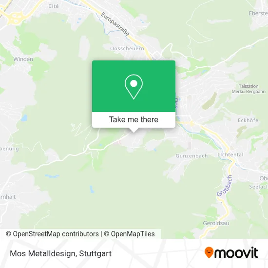 Mos Metalldesign map