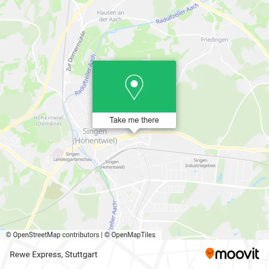 Rewe Express map