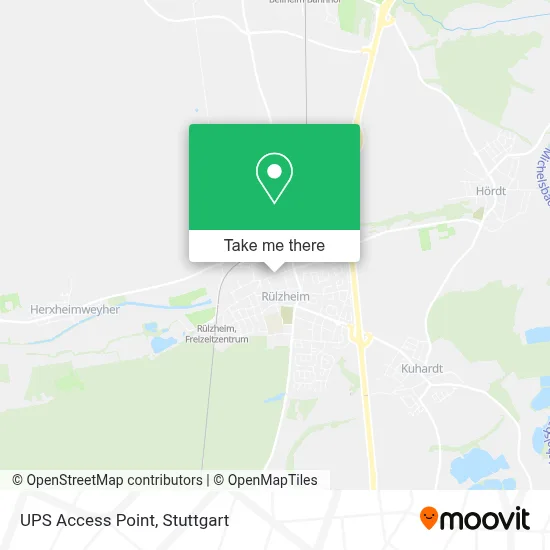 Ups Access Point map