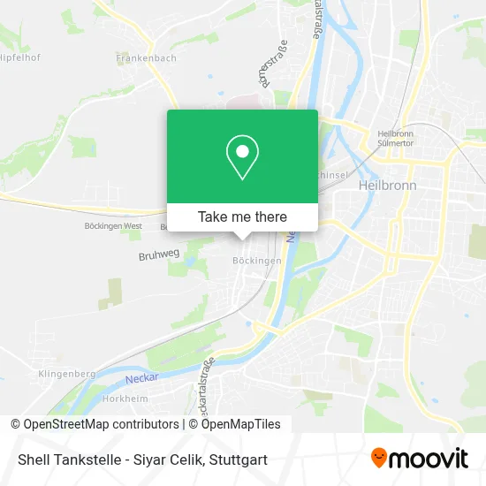 Shell Tankstelle - Siyar Celik map