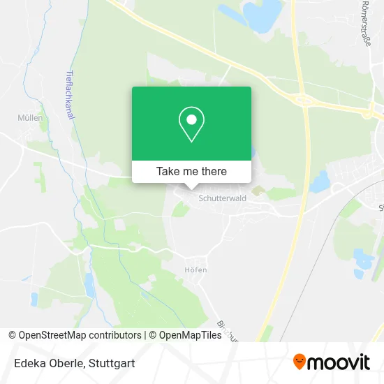 Edeka Oberle map