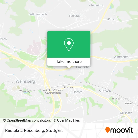 Rastplatz Rosenberg map