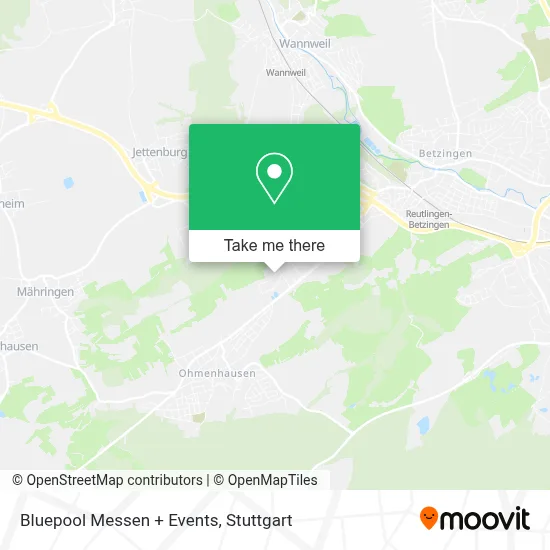 Bluepool Messen + Events map