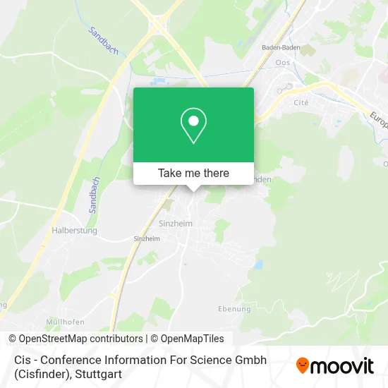 Cis - Conference Information For Science Gmbh (Cisfinder) map