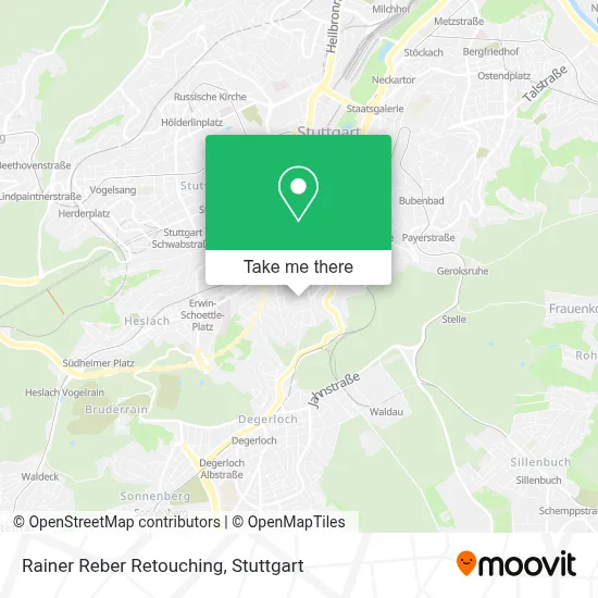 Rainer Reber Retouching map