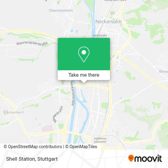 Shell Station map