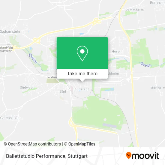 Ballettstudio Performance map