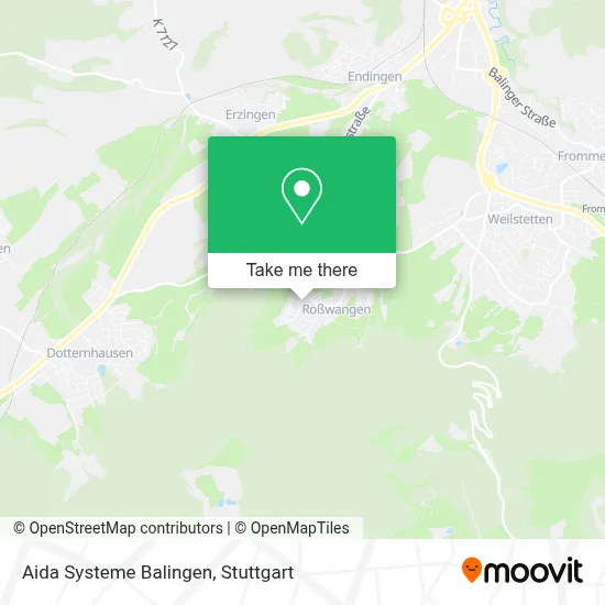 Aida Systeme Balingen map
