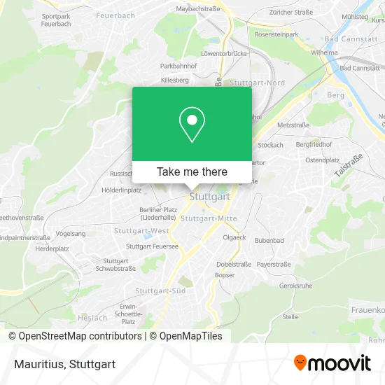 Mauritius map
