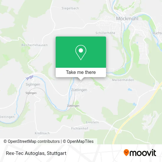 Rex-Tec Autoglas map