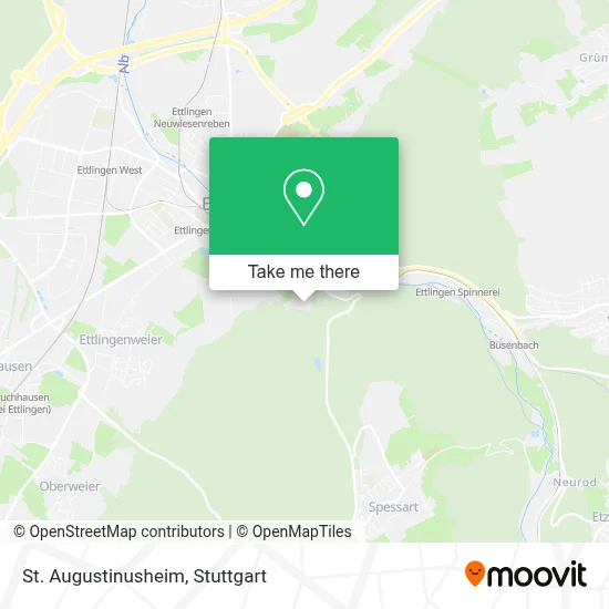 St. Augustinusheim map