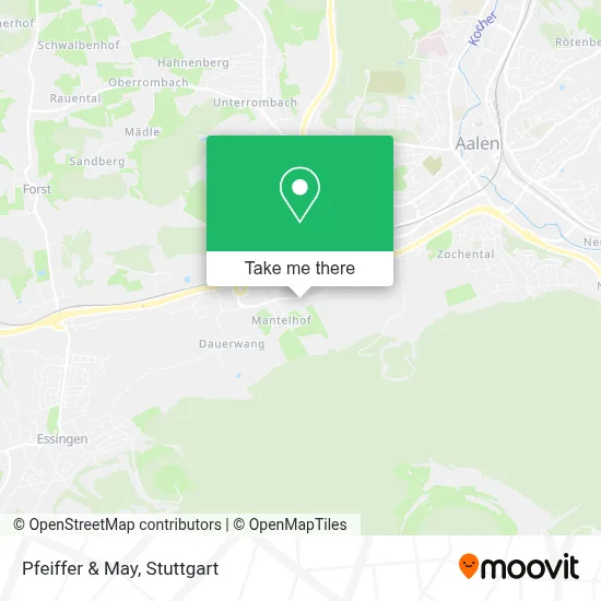 Pfeiffer & May map