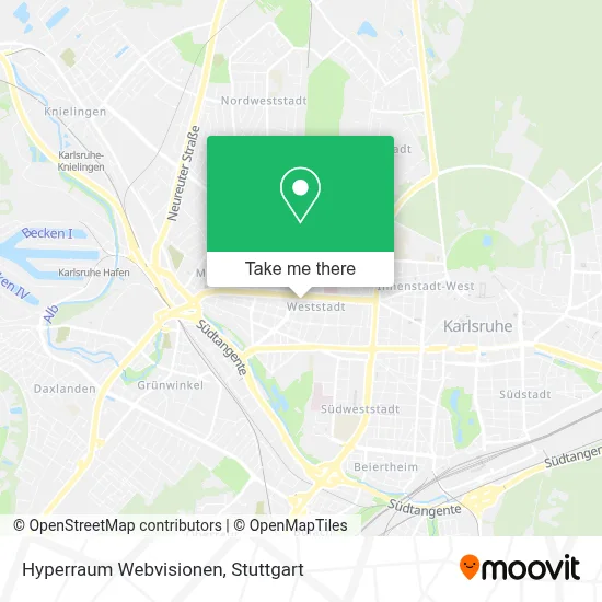 Hyperraum Webvisionen map