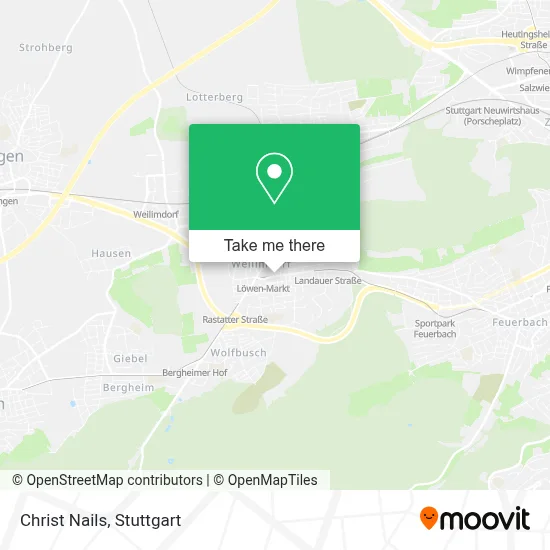 Christ Nails map