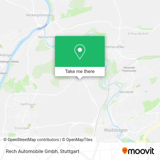 Rech Automobile Gmbh map