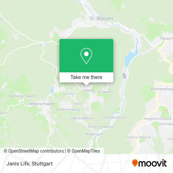 Janis Life map