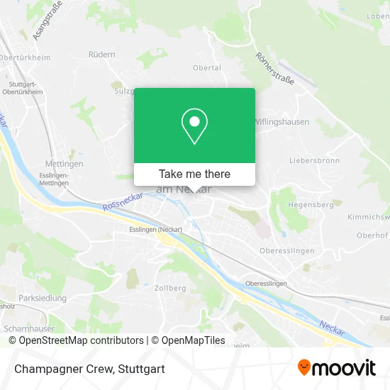 Champagner Crew map