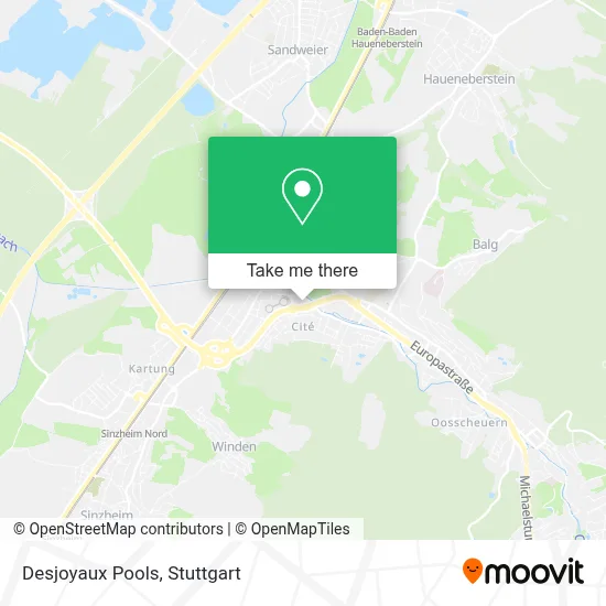 Desjoyaux Pools map
