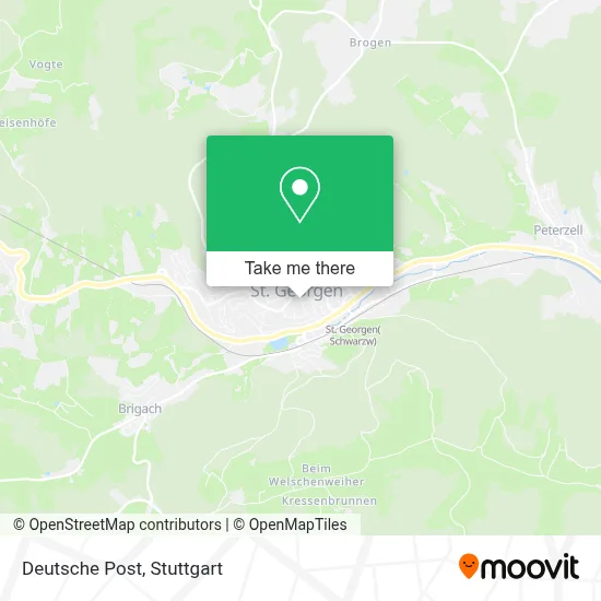 Deutsche Post map