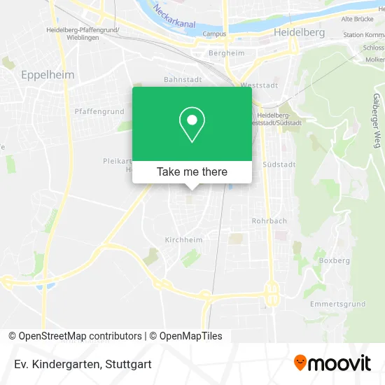 Ev. Kindergarten map