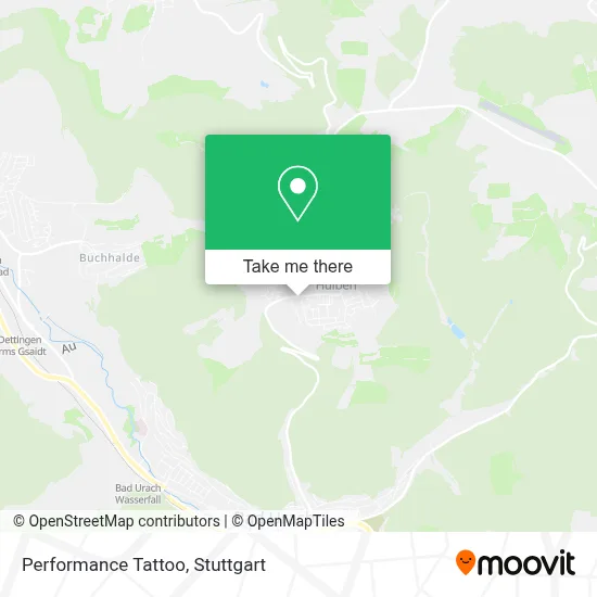 Performance Tattoo map
