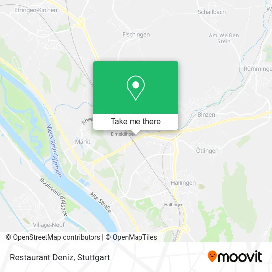Restaurant Deniz map