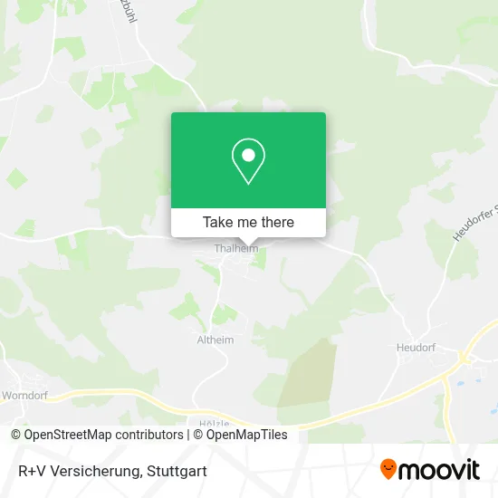 R+V Versicherung map