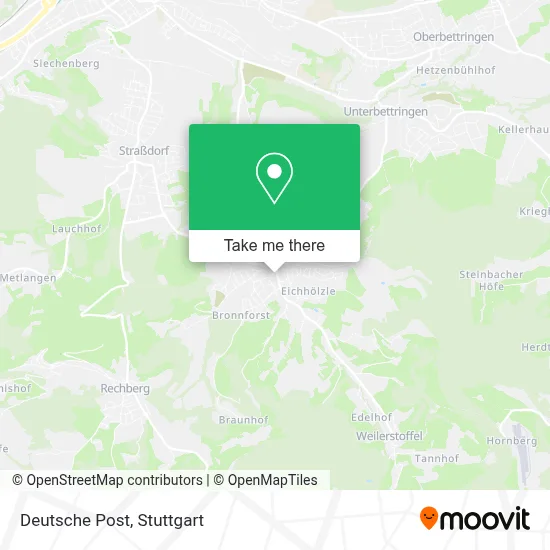 Deutsche Post map