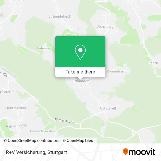 R+V Versicherung map