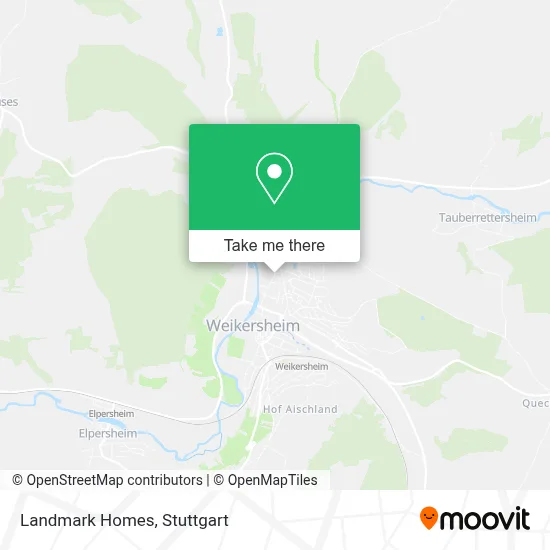 Landmark Homes map
