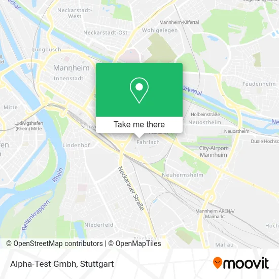 Alpha-Test Gmbh map