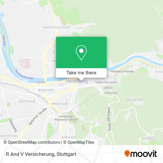 R And V Versicherung map