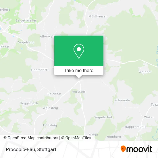 Procopio-Bau map