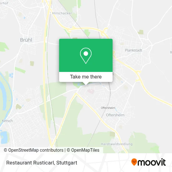 Restaurant Rusticarl map