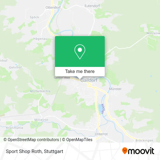 Sport Shop Roth map