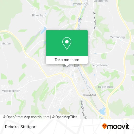 Debeka map
