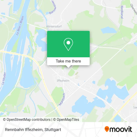 Rennbahn Iffezheim map